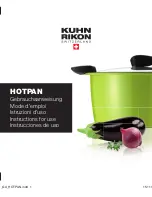 Kuhn Rikon HOTPAN Instructions For Use Manual preview