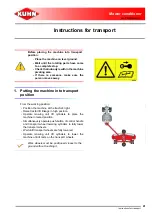 Preview for 43 page of KUHN ALTERNA 400 Operator'S Manual