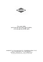 Preview for 36 page of KUHN CONTROLOR Instruction Manual