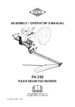 Preview for 1 page of KUHN FA 392 Assembly & Operators Manual