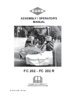 Предварительный просмотр 1 страницы KUHN FC 202 Assembly & Operators Manual