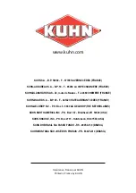 Предварительный просмотр 112 страницы KUHN FC243RGII Operator'S Manual