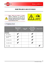 Предварительный просмотр 67 страницы KUHN FC703 Operator'S Manual