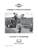 Предварительный просмотр 1 страницы KUHN GA 8001 H Assembly And Operators Manual