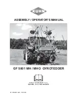 Предварительный просмотр 1 страницы KUHN GF 5801  MHO Assembly & Operators Manual