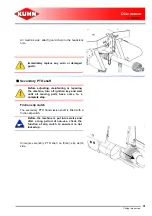 Preview for 33 page of KUHN GMD802 Series Operator'S Manual