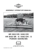 Предварительный просмотр 1 страницы KUHN HR 5002 DR Assembly & Operators Manual