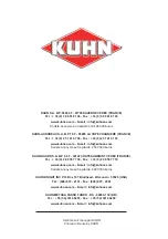 Предварительный просмотр 36 страницы KUHN KMD112 Complementary Instructions