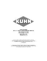 Предварительный просмотр 54 страницы KUHN PRIMOR Instruction Manual