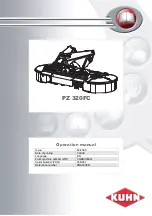 Preview for 1 page of KUHN PZ 320FC Operation Manual