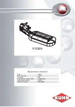 KUHN PZ320 Operation Manual preview