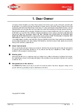 Preview for 3 page of KUHN SR300 Operator'S Manual