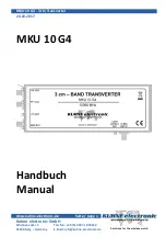 Kuhne electronic MKU 10 G4 Manual предпросмотр