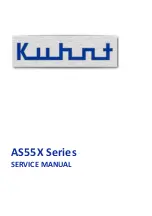 Preview for 1 page of Kuhnt AS55 Series Service Manual