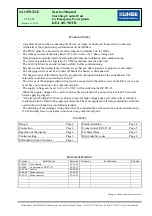 Kuhse KEA 101 NSTR Service Manual предпросмотр