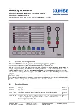 Kuhse KEA 291 NSTR Operating Instructions Manual предпросмотр