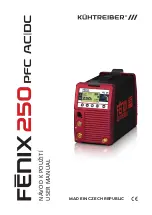 Kühtreiber FENIX 250 PFC AC/DC User Manual предпросмотр