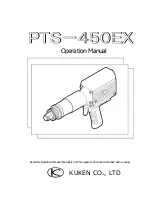 KUKEN PTS-450EX Operation Manual предпросмотр