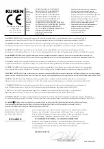 Preview for 20 page of KUKEN PTS-450EX Operation Manual