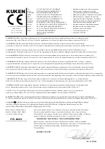 Preview for 24 page of KUKEN PTS-800ES Operation Manual