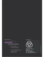 Предварительный просмотр 20 страницы Kummert CamFlex 9900 Instruction Manual