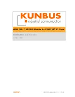 Предварительный просмотр 1 страницы Kunbus cRIO PN C Series Installation Instructions Manual