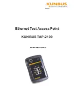 Предварительный просмотр 1 страницы Kunbus TAP-2100 Brief Instructions