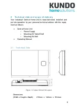 Preview for 10 page of KUNDO Central Home Unit User Manual