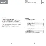 Предварительный просмотр 2 страницы Kunft GVH29-BUT Instruction Manual