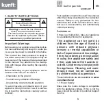 Предварительный просмотр 3 страницы Kunft GVH29-BUT Instruction Manual