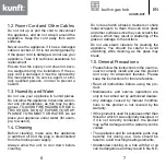 Предварительный просмотр 4 страницы Kunft GVH29-BUT Instruction Manual