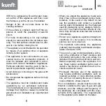 Предварительный просмотр 5 страницы Kunft GVH29-BUT Instruction Manual