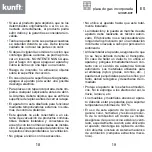 Предварительный просмотр 10 страницы Kunft GVH29-BUT Instruction Manual