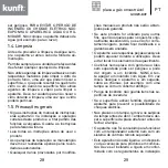 Предварительный просмотр 15 страницы Kunft GVH29-BUT Instruction Manual