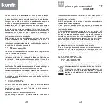 Предварительный просмотр 17 страницы Kunft GVH29-BUT Instruction Manual