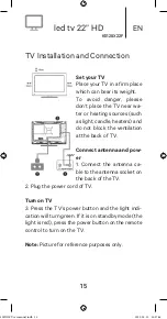 Предварительный просмотр 15 страницы Kunft K5128X22F Instruction Manual