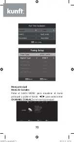Предварительный просмотр 70 страницы Kunft K5128X22F Instruction Manual