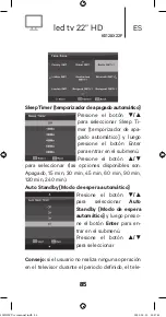 Предварительный просмотр 85 страницы Kunft K5128X22F Instruction Manual