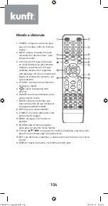 Предварительный просмотр 104 страницы Kunft K5128X22F Instruction Manual