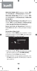 Предварительный просмотр 150 страницы Kunft K5128X22F Instruction Manual