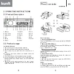 Предварительный просмотр 5 страницы Kunft KBCR3886 Instruction Manual