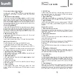 Предварительный просмотр 6 страницы Kunft KBCR3886 Instruction Manual