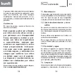 Предварительный просмотр 10 страницы Kunft KBCR3886 Instruction Manual