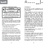 Предварительный просмотр 3 страницы Kunft KBF 2379 Instruction Manual