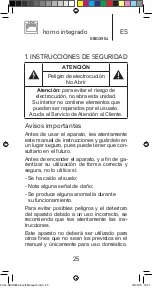 Предварительный просмотр 25 страницы Kunft KBIO3954 Instruction Manual