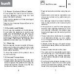 Предварительный просмотр 4 страницы Kunft KBIO4445 Instruction Manual