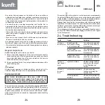 Предварительный просмотр 13 страницы Kunft KBIO4445 Instruction Manual