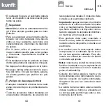 Предварительный просмотр 21 страницы Kunft KBIO4445 Instruction Manual