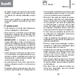 Предварительный просмотр 33 страницы Kunft KBIO4445 Instruction Manual