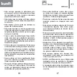 Предварительный просмотр 34 страницы Kunft KBIO4445 Instruction Manual